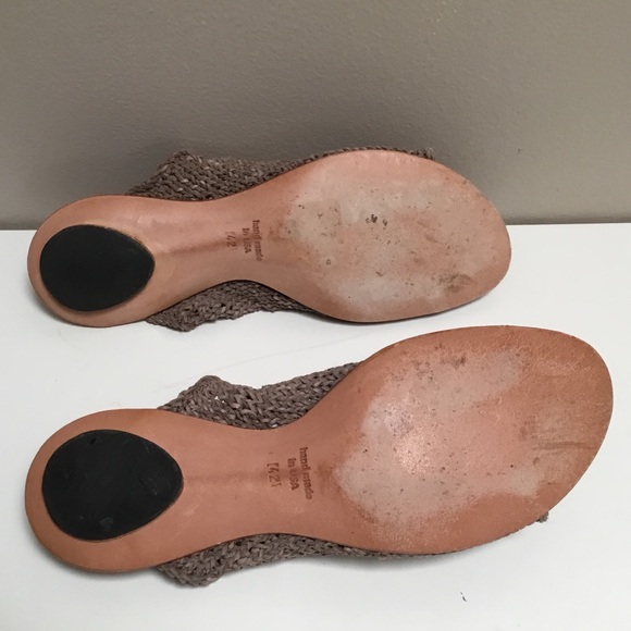 CYDWOQ Arcana Woven Leather Sandals Gray (42) 11 - Picture 6 of 6